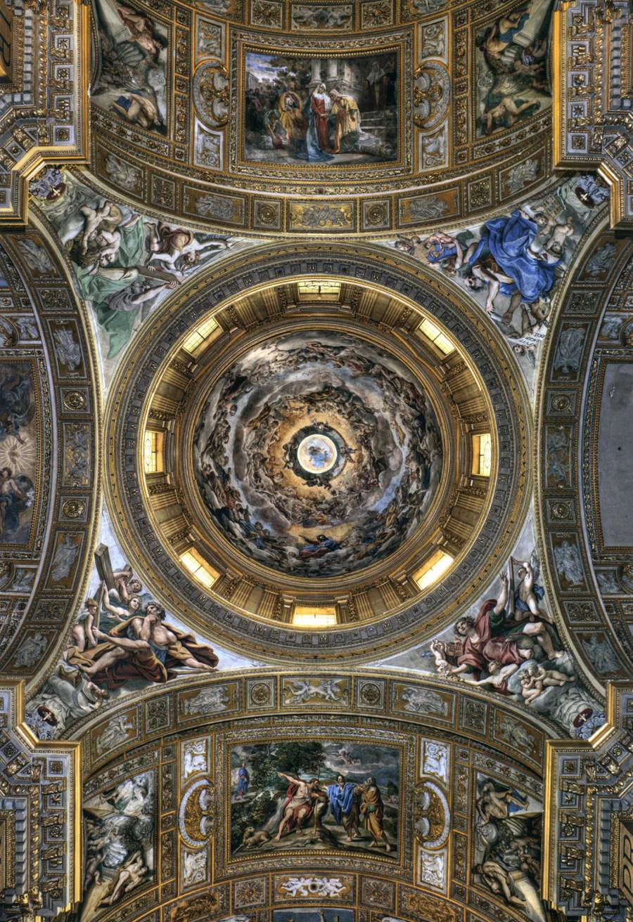 74-La cupola della Basilica di Sant'Andrea della Valle, Roma